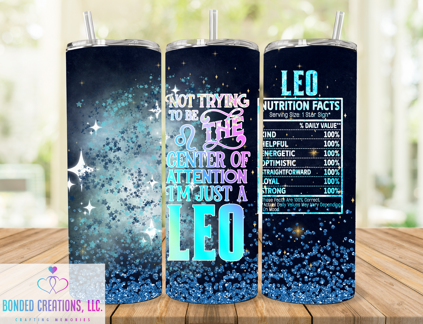 Zodiac Nutritional Fact 20 oz Tumbler