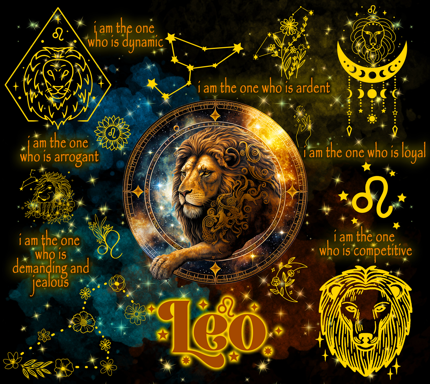 Zodiac Affirmations 20oz Tumbler