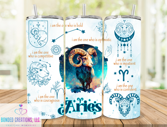 Zodiac Affirmations 20oz Tumbler