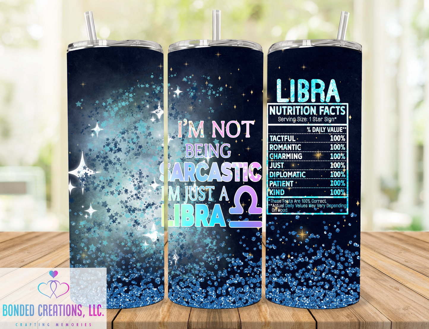 Zodiac Nutritional Fact 20 oz Tumbler