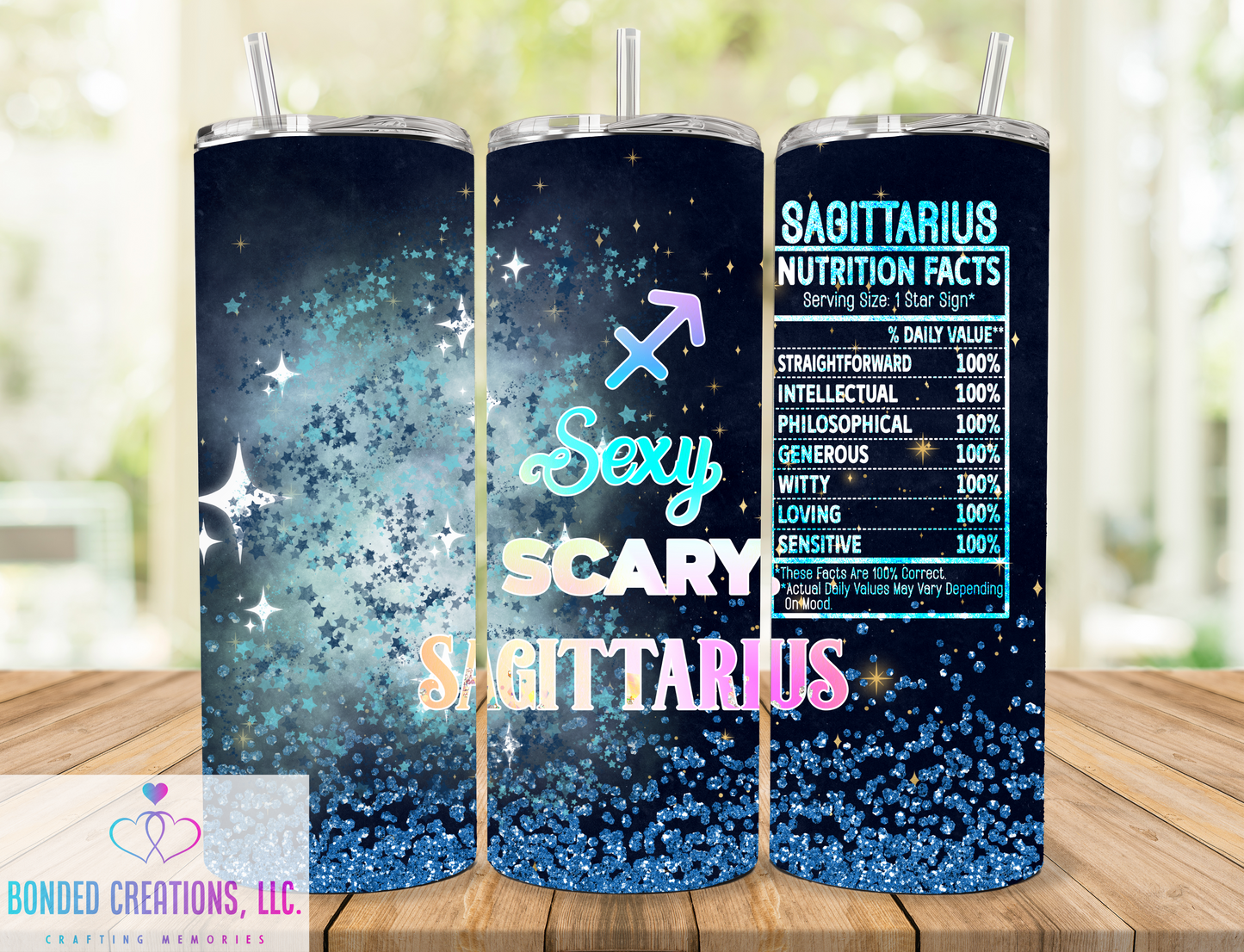 Zodiac Nutritional Fact 20 oz Tumbler