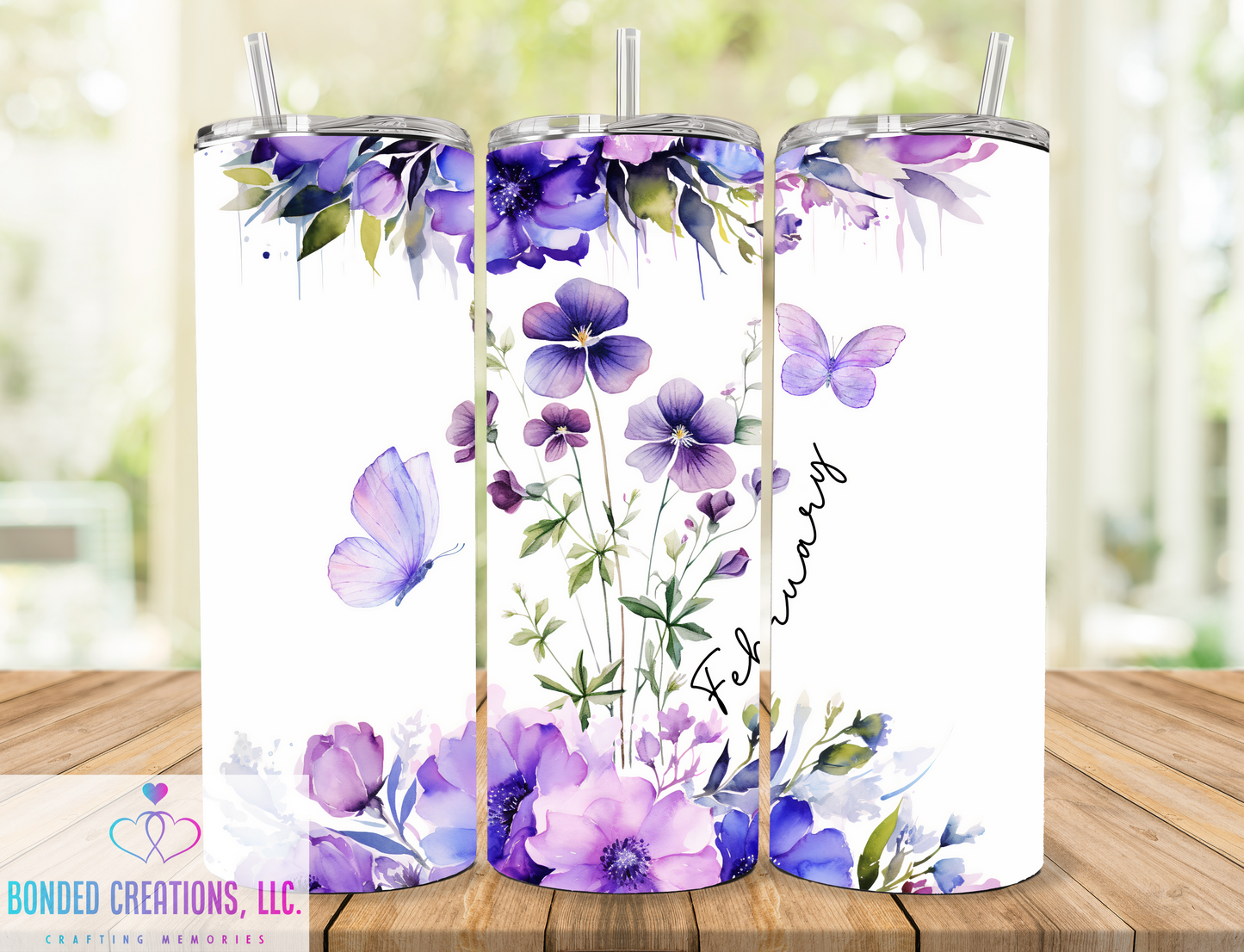 Birth Month Flower 20 oz Tumbler