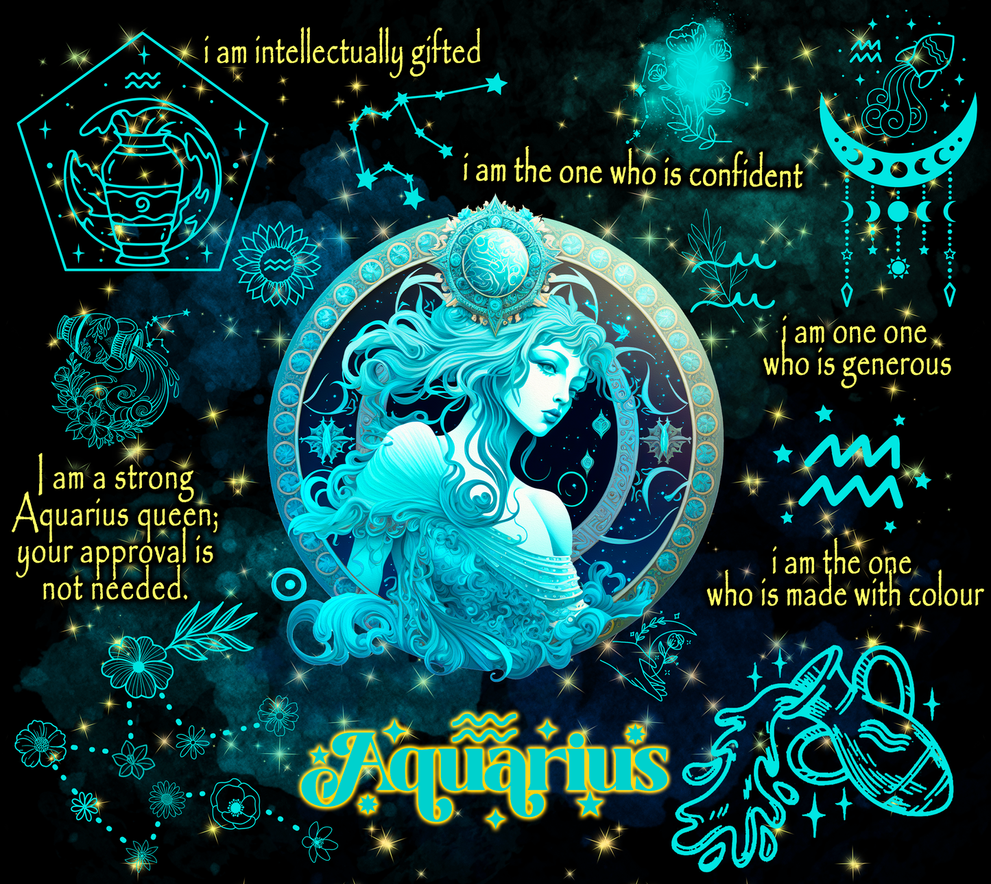Zodiac Affirmations 20oz Tumbler