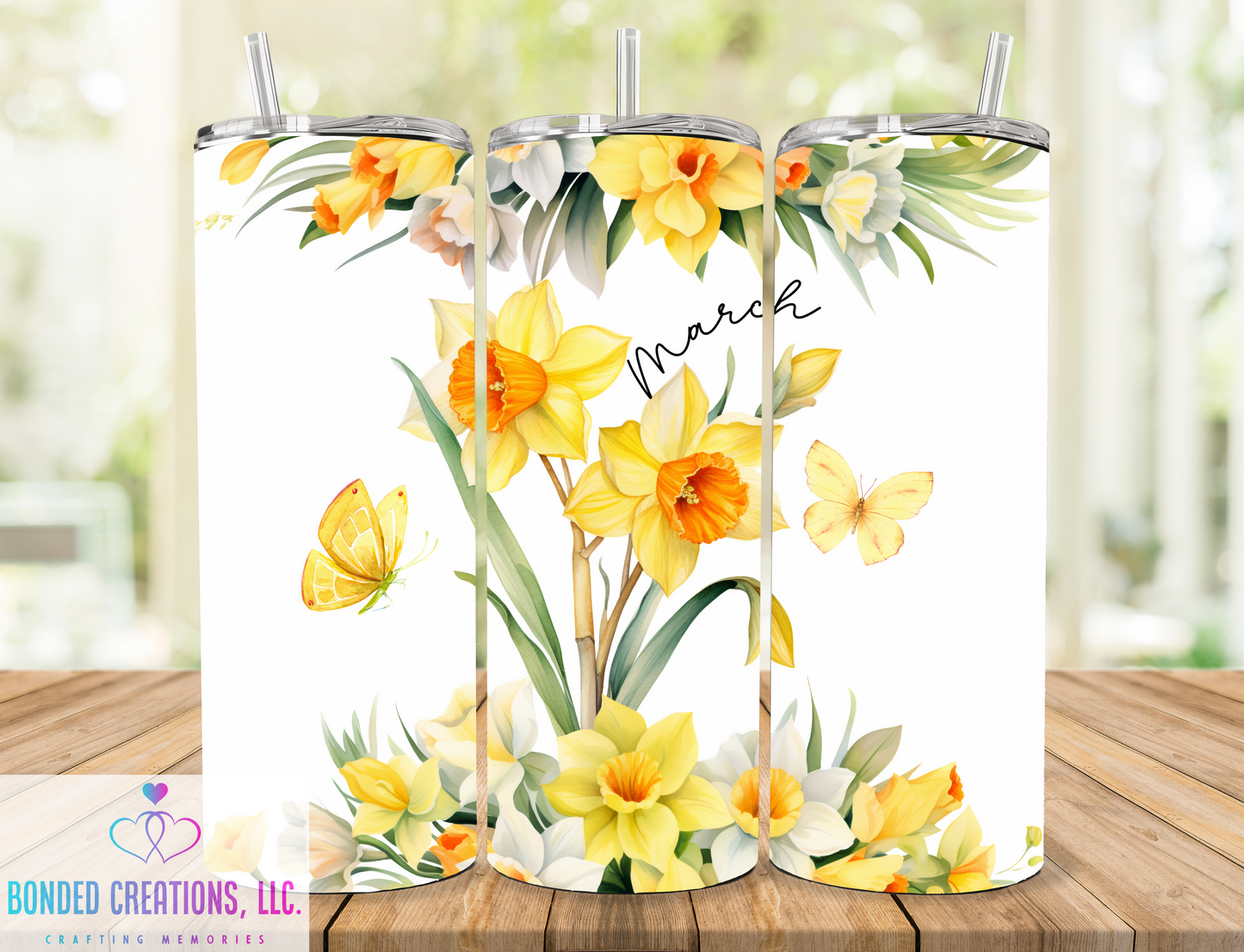 Birth Month Flower 20 oz Tumbler