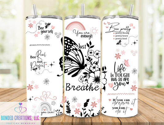 Just Breathe 20 oz Tumbler