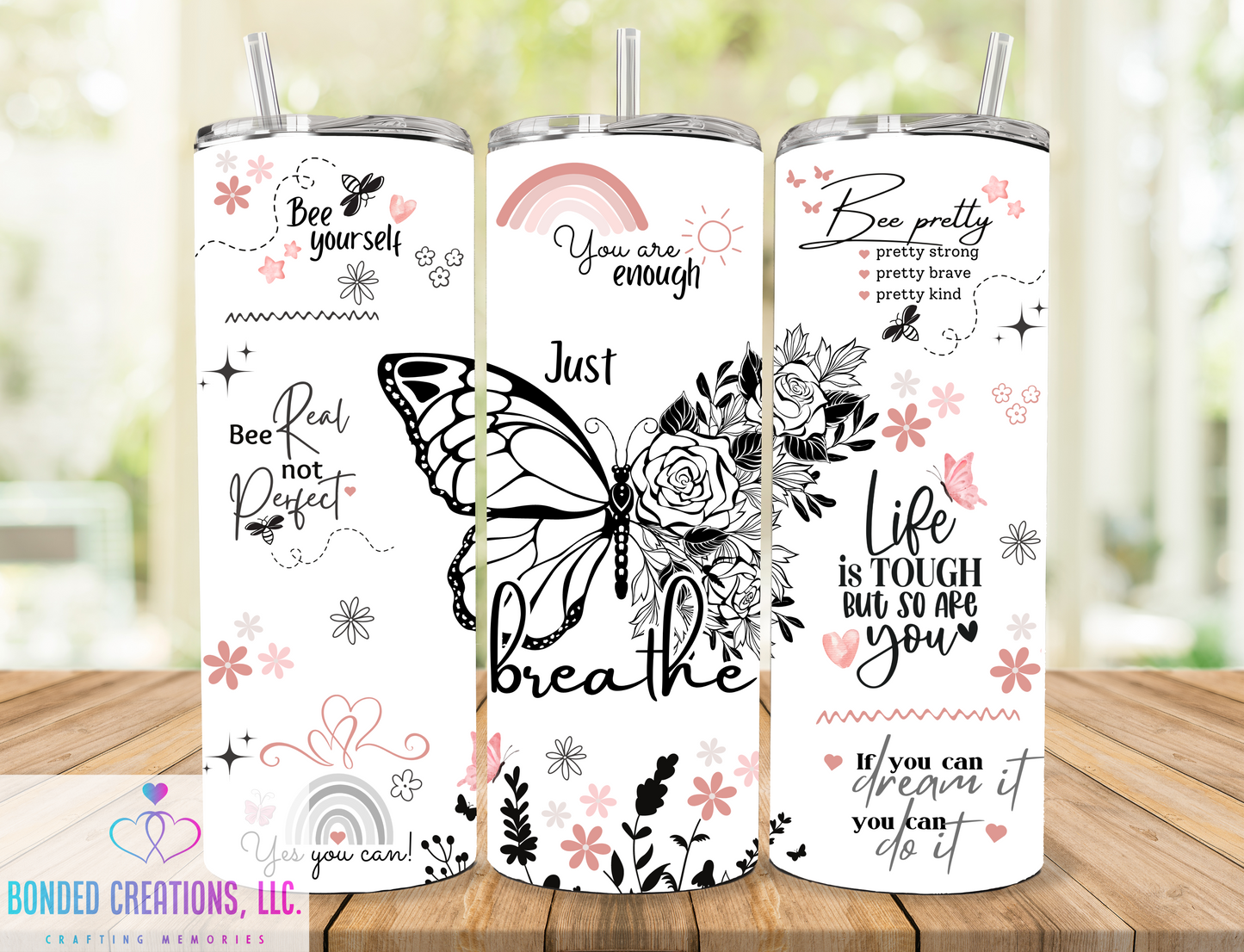 Just Breathe 20 oz Tumbler