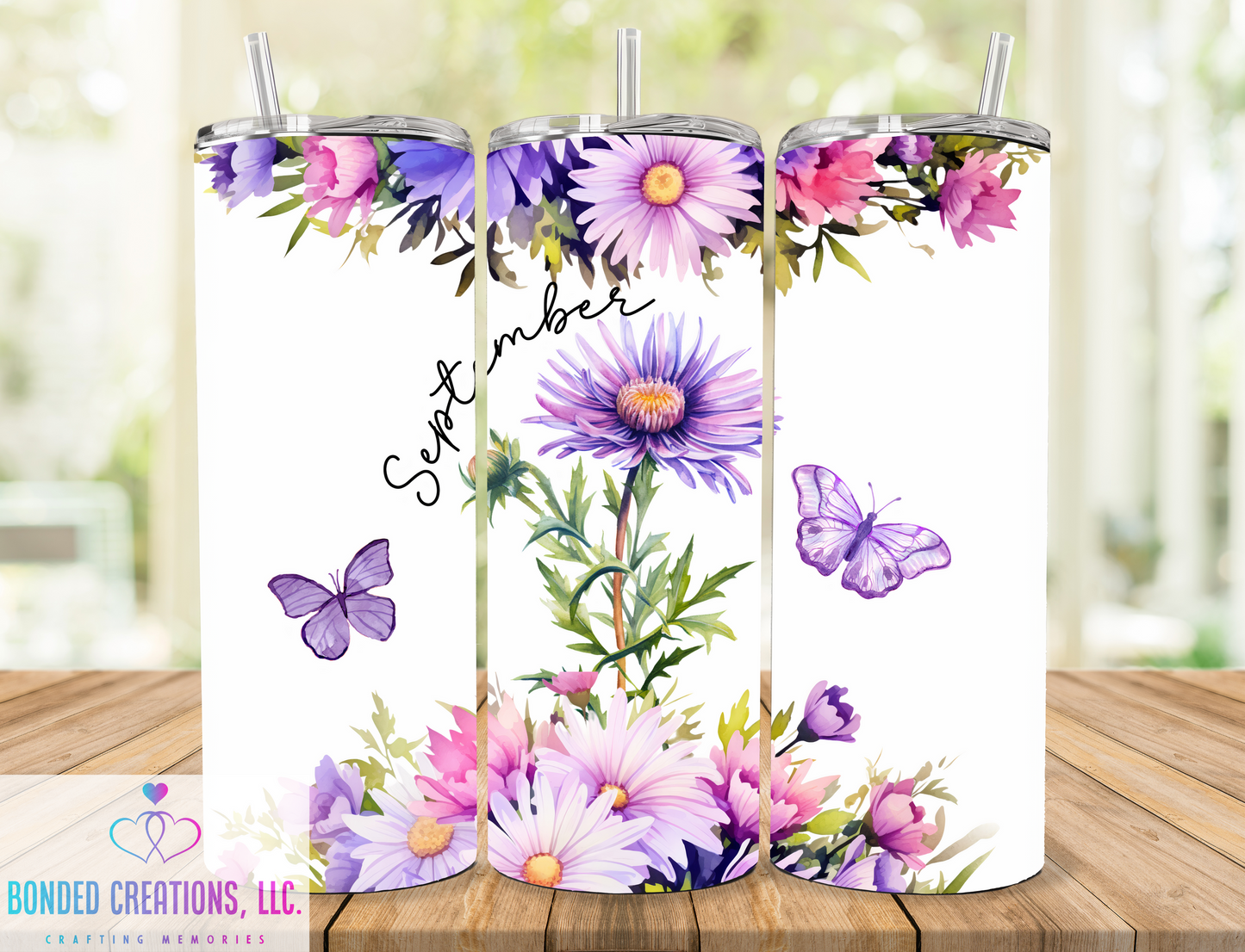 Birth Month Flower 20 oz Tumbler