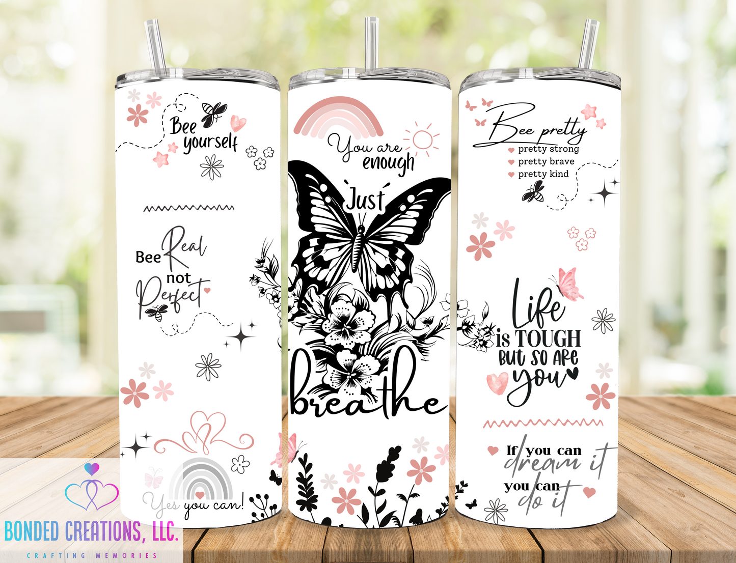Just Breathe 20 oz Tumbler