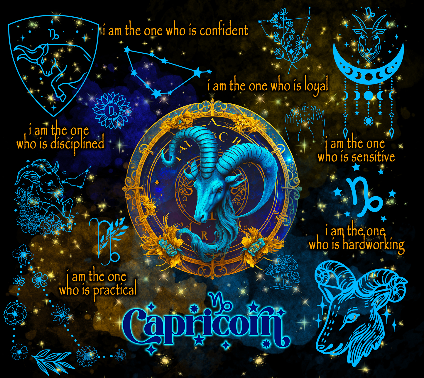 Zodiac Affirmations 20oz Tumbler