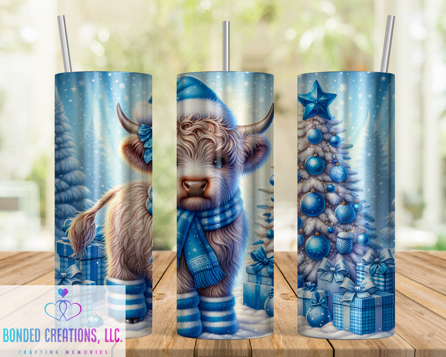 Blue Cow 20 oz Tumbler