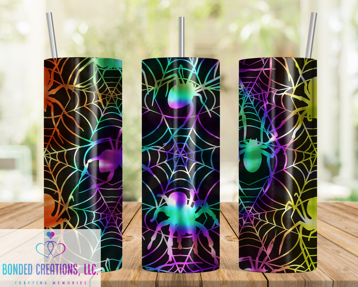 Neon Spider 20 oz Tumbler