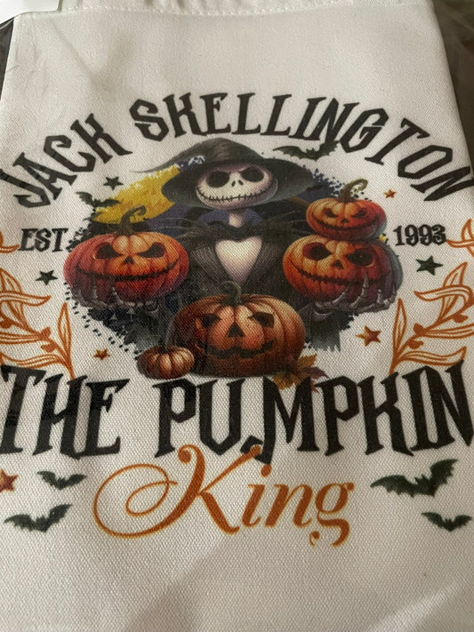 Skellington King Tote Bag