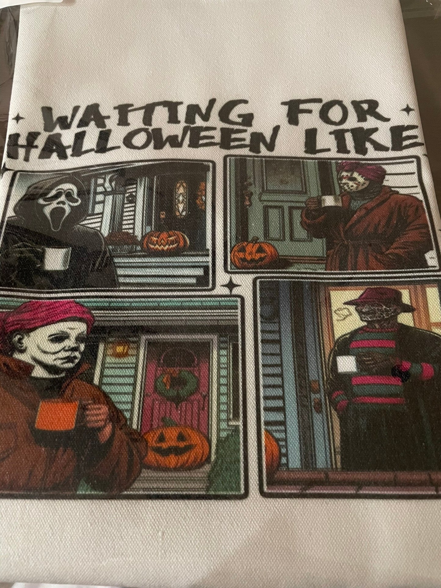 Waiting for Halloween Tote Bag