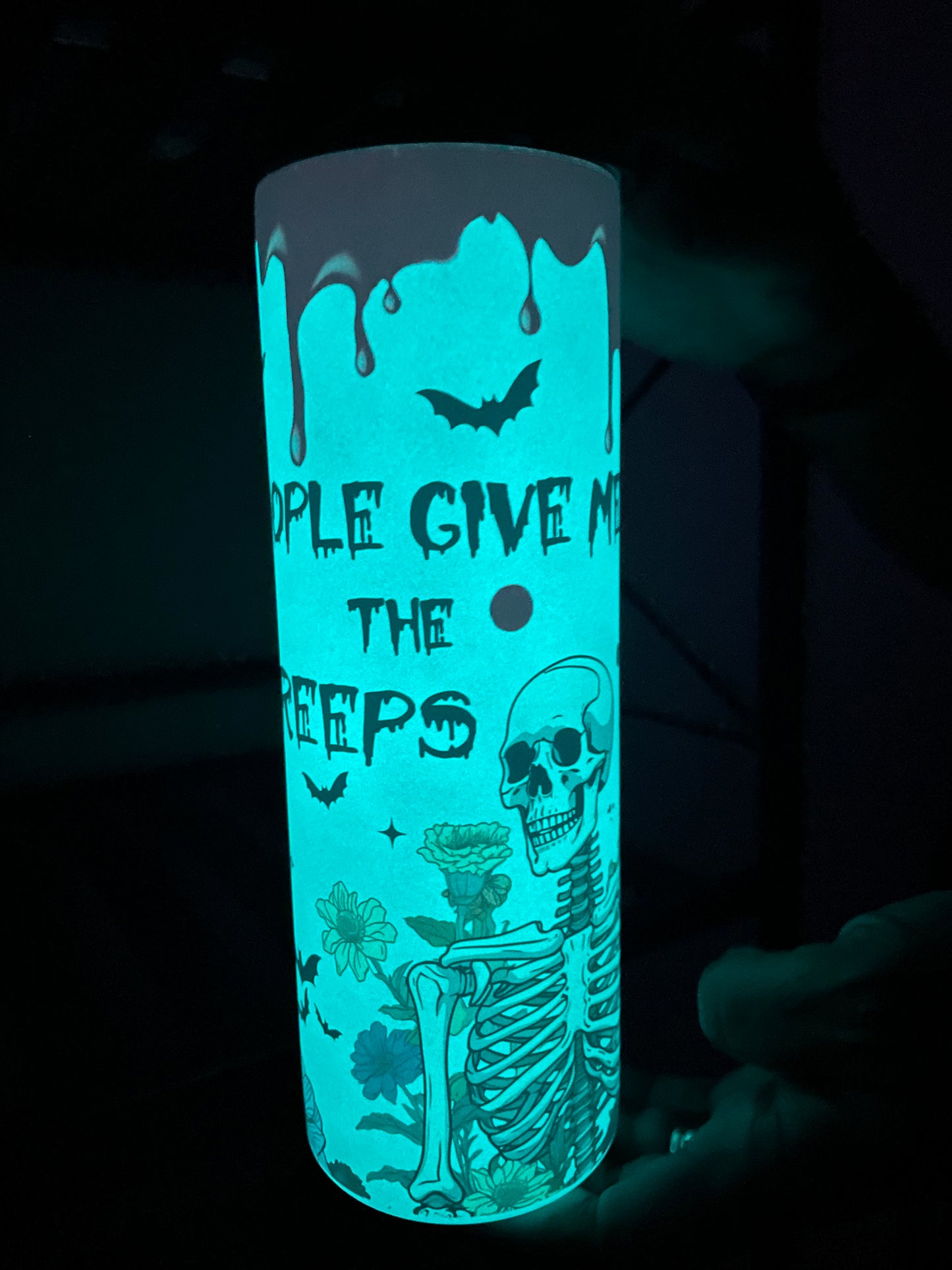 People Give Me The Creeps 20 oz Glow Tumbler